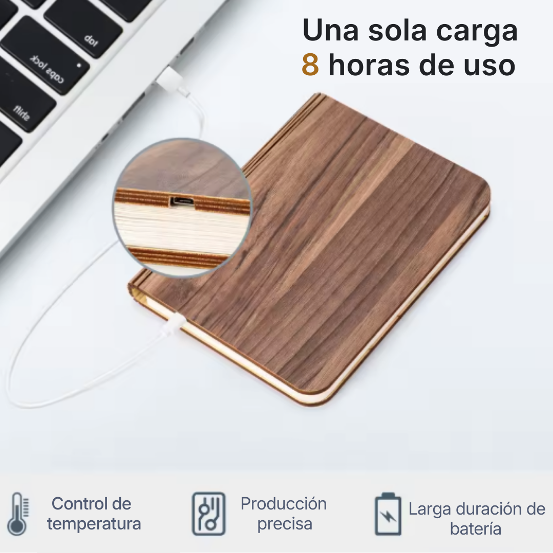 Lámpara Plegable con Forma de Libro