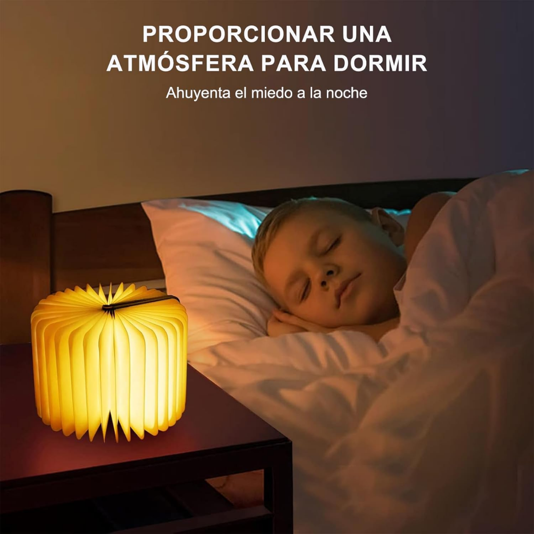 Lámpara Plegable con Forma de Libro