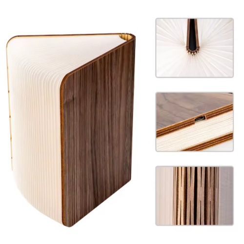 Lámpara Plegable con Forma de Libro