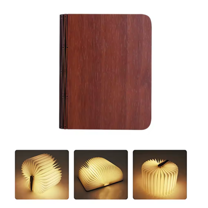 Lámpara Plegable con Forma de Libro